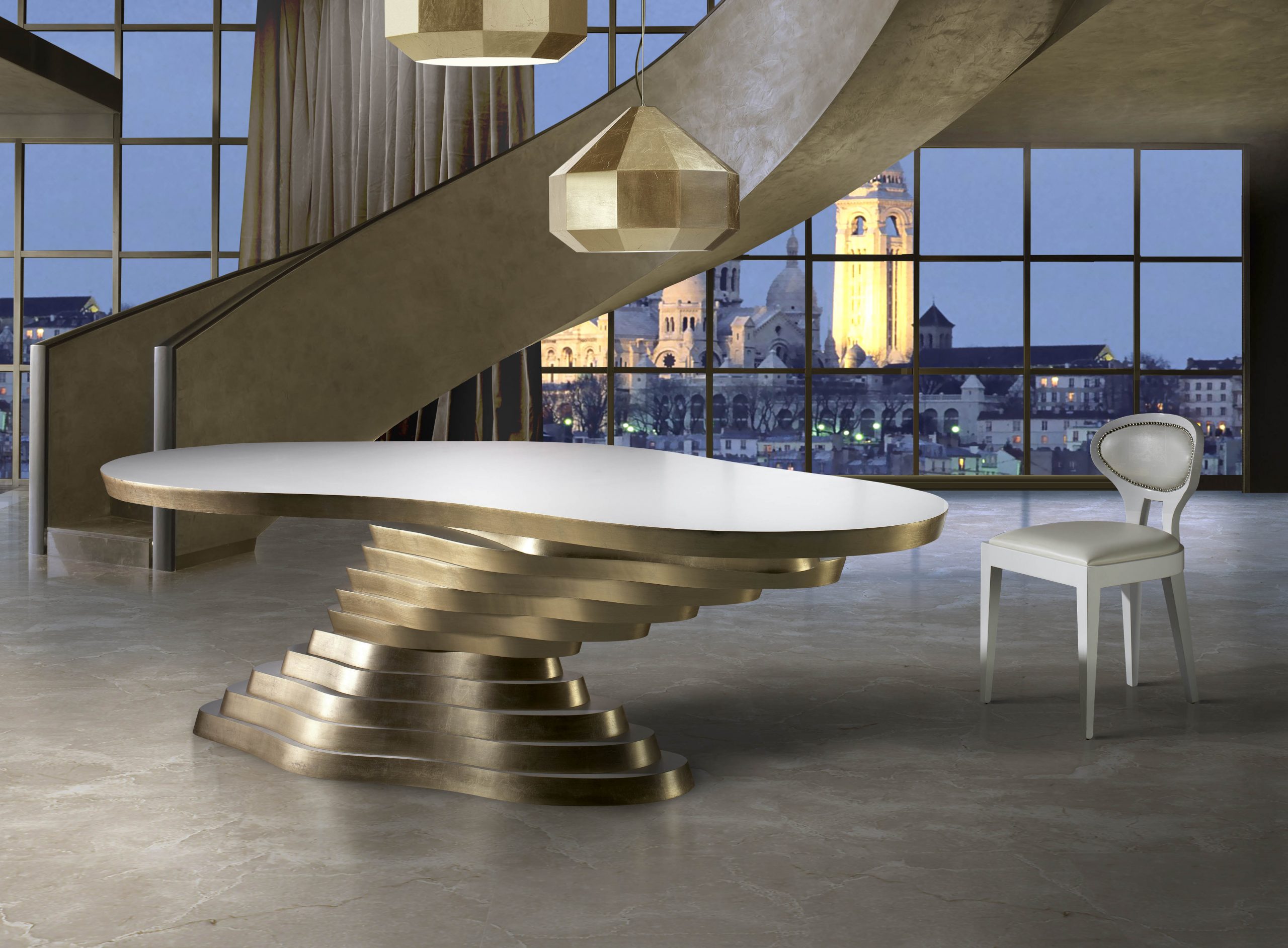 goldeneye luxury table for luxury dining rooms